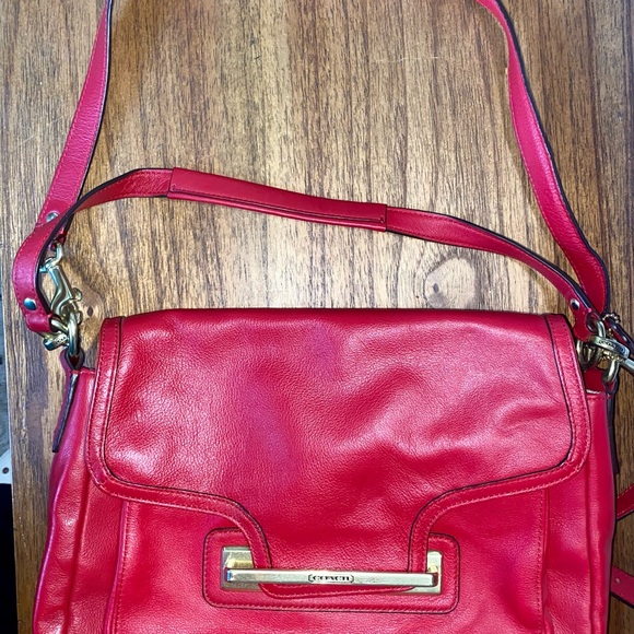 Coach Red Sandel Bag - Picture 5 of 5